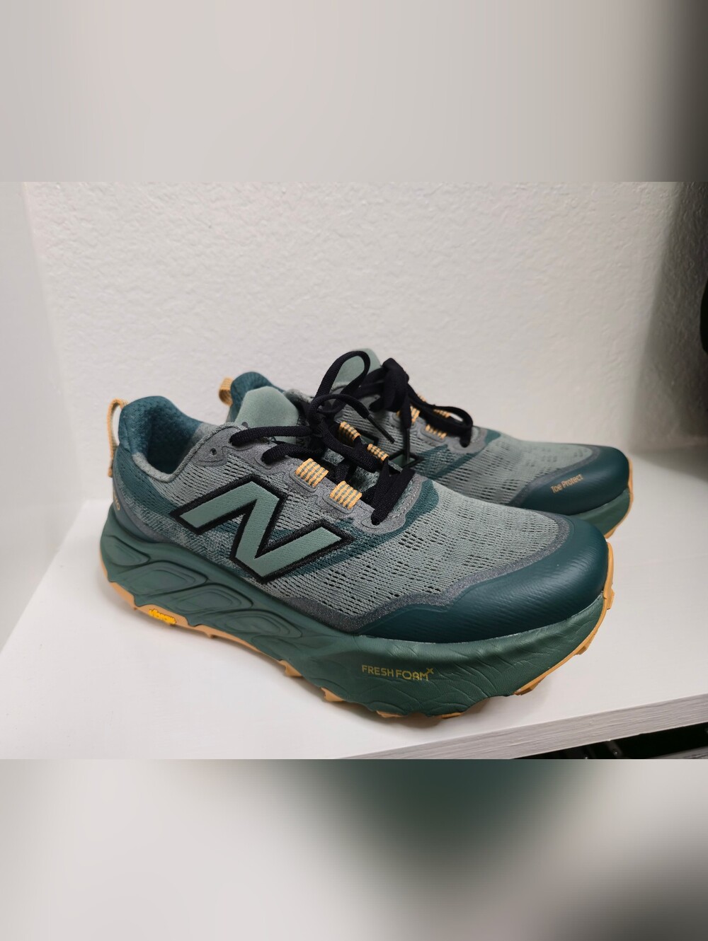 New Balance Men Fresh Foam X Hierro V9 Dark Juniper Trail Sneakers 8.5